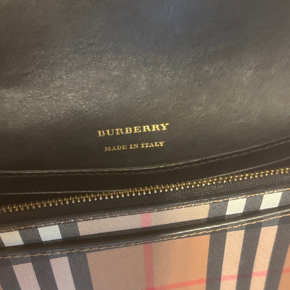 Burberry Brown and Black Plaid Crossbody Bag - Picture 3 of 8